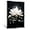 Black and White Lotus Flower Painting - 2, variant on ZHONGYUTONG Black and White Zen Canvas Wall Art Glowing White Lotus Flower Painting Prints Spa Bathroom Decor for Spiritual Meditation Yoga Room Framed (12.00" x 18.00")