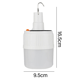 thumbnail image 2 of Bombilla LED de emergencia solar multifuncional con carga USB, capaz de recargar dispositivos móviles, ideal para cortes de energía, tiendas de campaña, pesca, 2 of 5