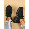 thumbnail image 4 of Women Lace-Up Front Chunky Breathable Mesh Sneakers, 4 of 7