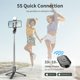 thumbnail image 5 of Palo para selfies con luz, trípode para teléfono inteligente, palo para selfies telescópico extensible con control remoto desmontable para iPhone, Galaxy, Huawei, 5 of 5
