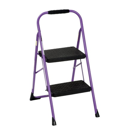 Kitchen Step Stools - Cosco Two Step Big Step Folding Step Stool with Rubber Hand Grip