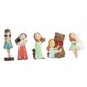 thumbnail image 5 of Estatuas de niña, modelo de regalo, figuras decorativas de niña, adorno de escritorio para encimera 5 piezas, 5 of 9