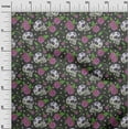thumbnail image 3 of oneOone Viscose Chiffon Gray Fabric Skull Sewing Fabric By The Yard Printed Diy Clothing Sewing Supplies 42 Inch Wide-aB, 3 of 5