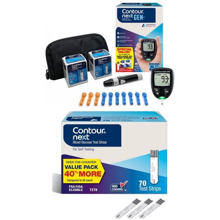 Contour Next Gen Value Pack includes 70ct Test Strips