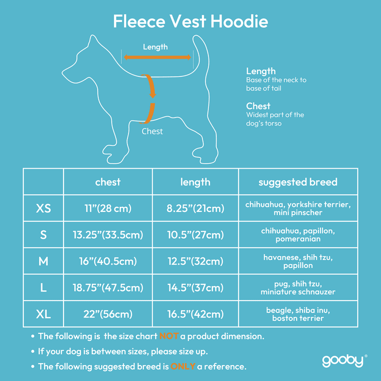 Gooby padded cold shop weather vest