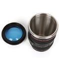 thumbnail image 4 of Bearachild Frascos de vacío duraderos de acero inoxidable, taza de café de viaje, taza de agua, café, té, vaso de lente de cámara Utensilios de cocina negro, 4 of 4