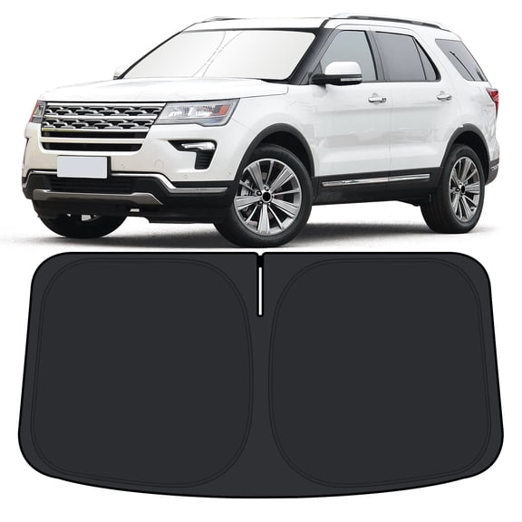 Windshield Sunshade for Ford Explorer 2011-2019 Sun Visor for Front Windshield & Window Sun Shade Cover, UV Heat Blocker & Protector, Car Accessories