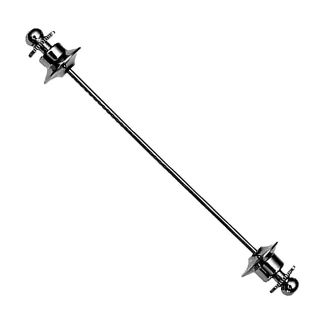 Shirt Collar Bar Tie Pin for Men 70mm Formal Bar Clips Copper for Business Black