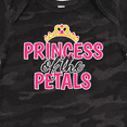 thumbnail image 4 of Inktastic Princess of the Petals with Crown Girls Baby Bodysuit, 4 of 5