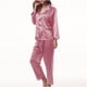 thumbnail image 5 of Puntoco Ropa De Hogar Informal para Mujer Tops De Manga Larga Pantalones Color Pijamas De Noche Trajes Liquidación Puntoco Puntoco-4211, 5 of 6