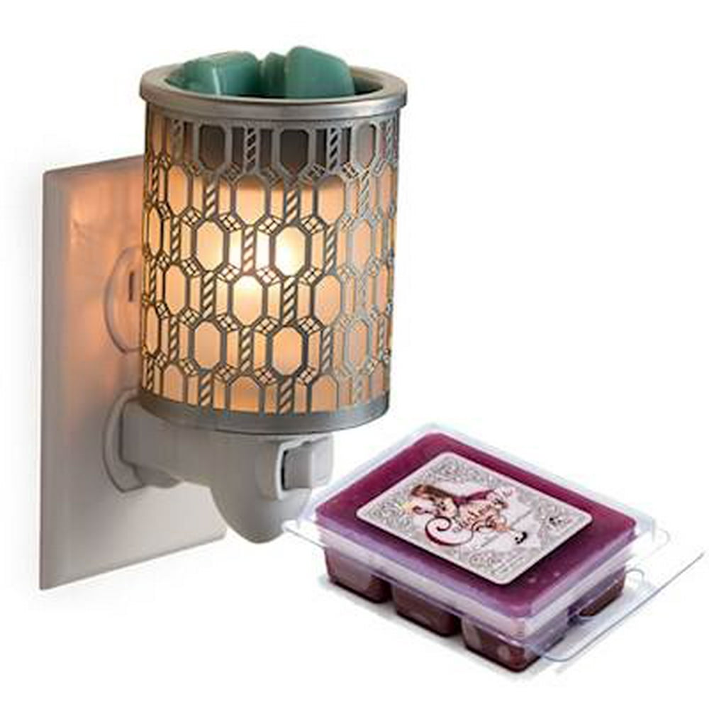 FILIGREE Pluggable Fragrance Warmer Gift Set with Courtneys Wax Melt