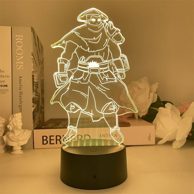 Luz nocturna LED 3D Rakshasas Streets Yujin que cambia de color