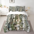 thumbnail image 2 of Feelyou Botanical Plant Adult Twin Bedding Sets 7pcs, Rustic Tree Branches Comforter Set, 2 of 8
