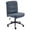 Blue, variant on Ktaxon Mid Back Armless Office Chair, Linen Blend Desk Chair, Swivel Reading Chair for Home Office, Bedroom Black