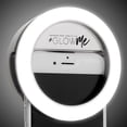 thumbnail image 4 of Impressions Vanity GlowMe Ring Light with 4 LED Selfie Light Levels, Portable (Silver), 4 of 11