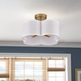 thumbnail image 5 of Aiwen Creative Semi Flush Mount Ceiling Lamp Simple Dining Room Kitchen Ceiling Lamp, 5 of 9