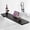 Black, variant on Black Bathtub Caddy Tray Table | 35x9x2.5 Inch Large Bath Tub Tray Wooden | Anti-Tipping, Sustainable Tub Tray for Bathtub | Bathtub Accessories Holders for Bathtub (Acacia Wood)