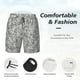 thumbnail image 3 of Balery Silver Glitter Bañador para hombre, shorts de playa de secado rápido con entrepierna y forro de compresión-Large, 3 of 6