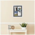 thumbnail image 2 of ArtToFrames Collage Photo Picture Frame with 4 - 5x7" Openings, Framed in White with Mountain Grey and Black Mats (CDM-3966-3), 2 of 8