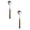 Round spoon, variant on 1 Pc Dinner Knife, Stainless Steel Knife with Round Wooden Effect Handle, Forks Silverware Set for Home Kitchen Restaurant Hotel, 8.66 Inch, Knife