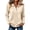 Khaki, variant on Stralyhd Womens Shirts Long Sleeve Polo Collared Casual Button Down Tops Lightweight Trendy Fall Fashion Clothing Dark Green M