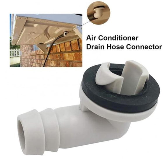 Air Conditioner Drain Hose Connector Window Air Conditioning Drain Adapter Lightweight Drain Accessories 3/5 inch for Window Air Conditioner