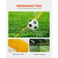 thumbnail image 4 of KFFKFF Movable Football Goal, 12x6 ft for Youth & Adults Garden Soccer Net, Oversized Training Soccer Net, Steel Fiberglass Framework Goal Kit, All-Climate Outdoor Soccer Goals with Transport Bag, 4 of 9