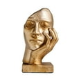 thumbnail image 2 of Decorativo estatua de personaje de bookend termina el ornamento soporte de libros de libros para el escritorio decoración de la oficina del dormitorio Derecha, 2 of 8