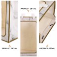 thumbnail image 2 of OUNONA Clear Window Gift Bag with Transparent Design for Packing Flowers and Gifts 4pcs White Kraft Paper, 2 of 8