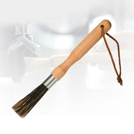 

1 Pcs Coffee Grinder Cleaning Brush Boar Bristles Walnut Wood Handle with Hanging Belt Durable Practical Coffee Grinder Cleaning Brush Coffee Grinder Coffee Machine Boar Bristles Walnut Wood Beige