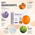 thumbnail image 5 of Natural Persimmon Soap Bar for Body & Underarms - Purifying & Deodorising Face & Body Bar Soap with Lavender & Glycerin - 24-Hour Odour Control & Gentle Hydration for Sensitive Skin (100g), 5 of 7