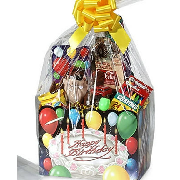 10pack Clear Cello/cellophane Bags Gift Basket Packaging Bags Cello