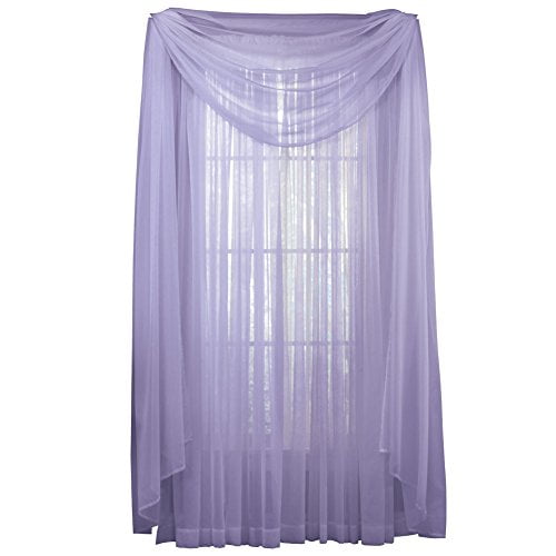 Sheer Window Scarf Curtain