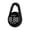 Black, variant on Portable Digital Alarm Clock with Hanging Hook, Large LED Display with Week, 12/24H, Snooze, Battery Operated, Waterproof for Bathroom, Travel, Bedroom, Dorm, Kitchen, Home & Office Use