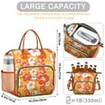 thumbnail image 5 of Pioneer Flower Floral Print Pattern Womens Lunch Box for Work,Insulated Large Lunch Bag for Tween and Teen,Loncheras Para Mujer,Leakproof Adult Lunch Bag for Work,Beach,Travel,Picnic,Camping, 5 of 7