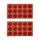 thumbnail image 1 of Mini Spiral Shaped 15 Cavity Silicone Cake Molds 2pcs, 1 of 5