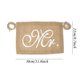 thumbnail image 2 of Cartel de silla de arpillera para silla, carteles para silla de novia y novio, decoraciones de boda rústicas Vintage, suministros para fiesta de compromiso, 2 of 5
