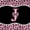 Black Pink J, variant on Manfei Leopard Print Bow Letter B Full Size Comforter Sets for Girls, Black Pink Initial Bedding Sets, Black Reversible, 3-Piece