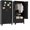 1 Drawer Black, variant on Silkight 71" Metal Wardrobe Armoire, Heavy-Duty Steel Closet with 2 Doors, 2 Drawers & Adjustable Shelves, Rust-Proof Storage Cabinet with Hanging Rod, Gold Handles, Anti-Tip Kit Included