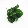 thumbnail image 1 of LEARNEVER 9 Stem Large Variegated Green Artificial Leaf Bundle 33cm Various Plant St, 1 of 1