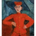 thumbnail image 2 of Chaïm Soutine 12x13 Gold Ornate Wood Frame and Double Matted Museum Art Print Titled - The Hunter from Maxim's (circa 1925), 2 of 4