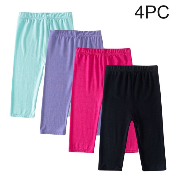 New Style Jeans for Girls Kids Trousers Girls Loose Solid Capris Slim-Leg Kids Trousers Girls with Pocket Lightweight Girls Pants 10/12
