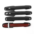 thumbnail image 3 of Carbon Fiber Door Handle Cover Trim Decorator Sticker for Toyota, 3 of 5
