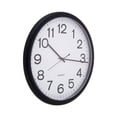 thumbnail image 3 of Round Wall Clock, 13.5" Overall Diameter, Black Case, 1 Aa (sold Separately) | Bundle of 10 Each, 3 of 5
