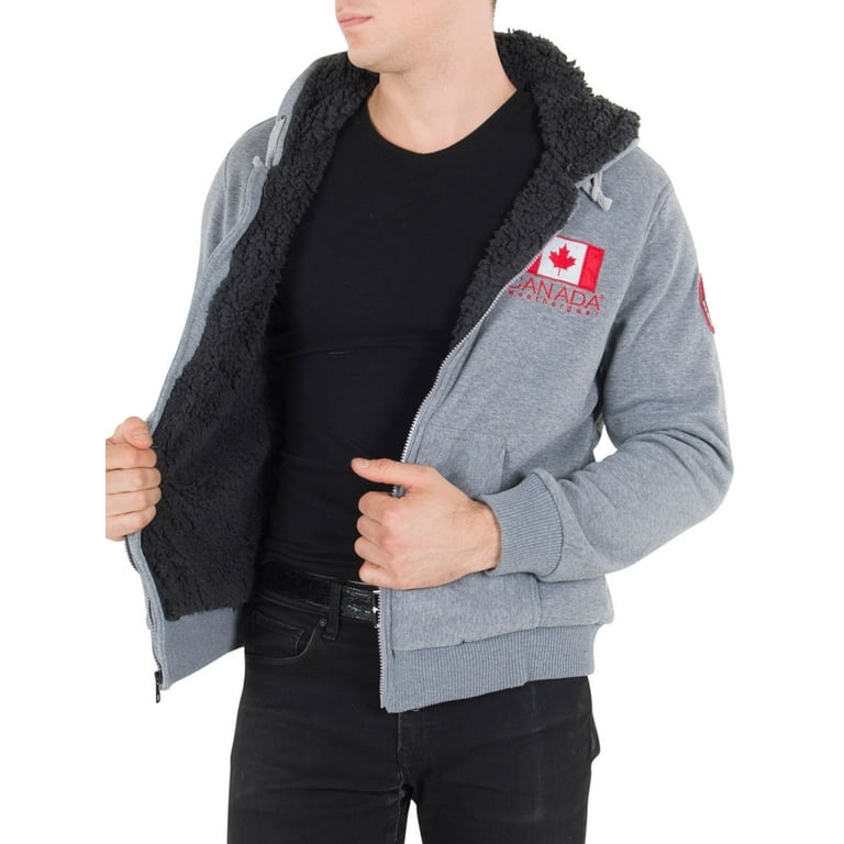 Canada weather gear men's fleece best sale jacket