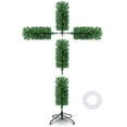 thumbnail image 2 of KTTECTOA Foldable Christmas Tree Foldable Christmas Tree Pre-Lit Artificial Christmas Outdoor Staked Twinkling Christmas Trees with LED Light Clearance Home Organization Canada Days, 2 of 3