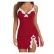 thumbnail image 2 of Gibobby Ropa sexy de mujer para sexo Conjunto de sujetadores sexy súper push-up para mujer, lencería transparente, brasier de encaje y bragas a juego para mujer(Rojo, M), 2 of 5