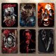 thumbnail image 2 of Letrero Lata Metal para Espectáculo Terror Halloween Arte Pintura Hierro Rectangular 20x30cm 6 Uds., 2 of 9
