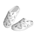 thumbnail image 2 of Haiem Sea Turtle Print Women's Fuzzy Memory Foam House Slipper Cozy Home Footwear Non-slip Winter Slippers-37/38, 2 of 7