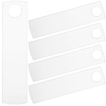 SEWCHICS Acrylic Sublimation Tumbler Name Plates Blank Transparent for Plant Use 5Pcs